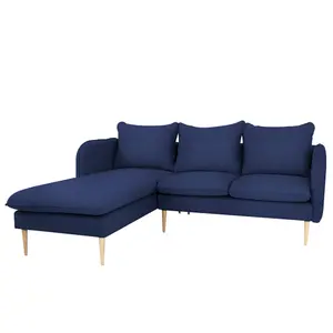 Solid wood sofa CUSTOM FORM Posh L image-0
