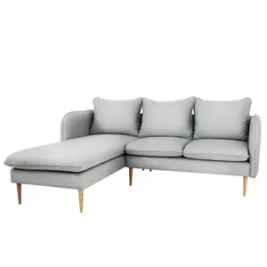 Solid wood sofa CUSTOM FORM Posh L image-0