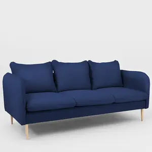 3-seater solid wood sofa CUSTOM FORM Posh image-1