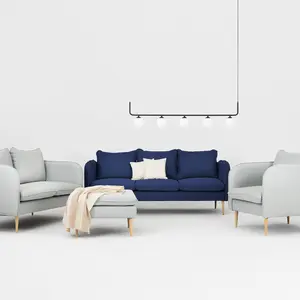 3-seater solid wood sofa CUSTOM FORM Posh image-2