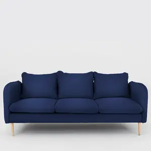 3-seater solid wood sofa CUSTOM FORM Posh image-4