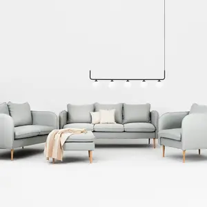 3-seater solid wood sofa CUSTOM FORM Posh image-4