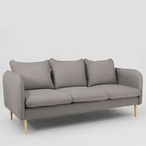 3-seater solid wood sofa CUSTOM FORM Posh image-1