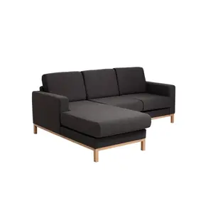 Left corner two-seater sofa CUSTOM FORM Scandic image-0