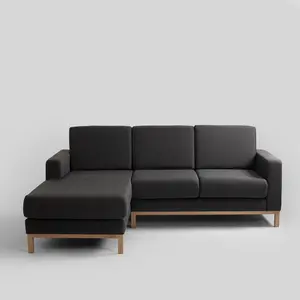 Left corner two-seater sofa CUSTOM FORM Scandic image-3