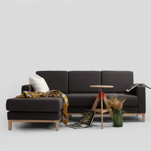 Left corner two-seater sofa CUSTOM FORM Scandic image-5
