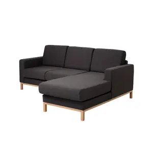 Right corner 2-seater sofa CUSTOM FORM Scandic image-0