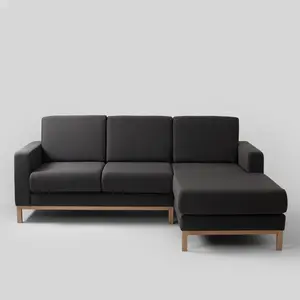 Right corner 2-seater sofa CUSTOM FORM Scandic image-2