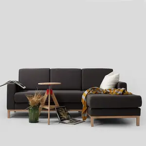 Right corner 2-seater sofa CUSTOM FORM Scandic image-4