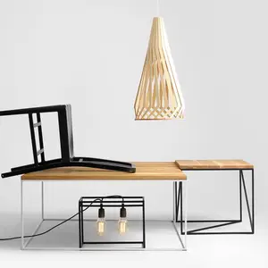 Coffee table CUSTOM FORM Tensio Wood image-3