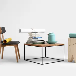 Coffee table CUSTOM FORM Tensio Wood image-5