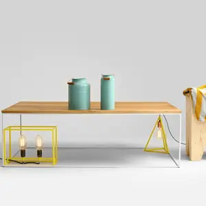 Coffee table CUSTOM FORM Tensio Solid Wood 140 cm image-1