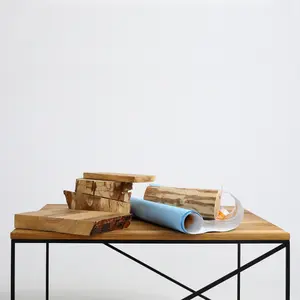 Solid wood coffee table CUSTOM FORM Memo image-1