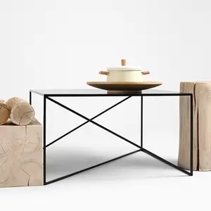 Metal coffee table CUSTOM FORM Memo 100 cm image-1