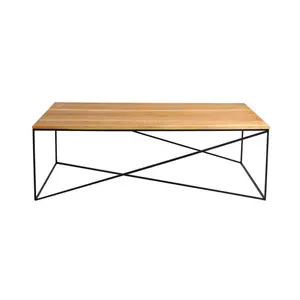 Solid wood coffee table CUSTOM FORM Memo 140 cm image-0