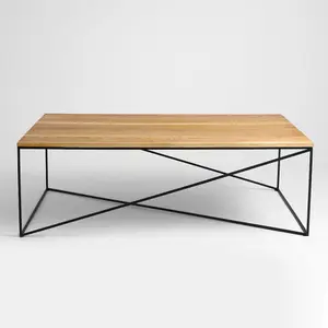 Solid wood coffee table CUSTOM FORM Memo 140 cm image-3