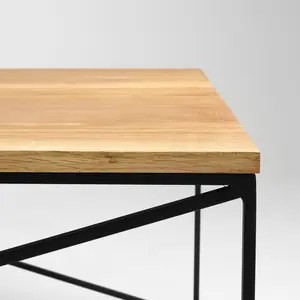 Solid wood coffee table CUSTOM FORM Memo 140 cm image-4