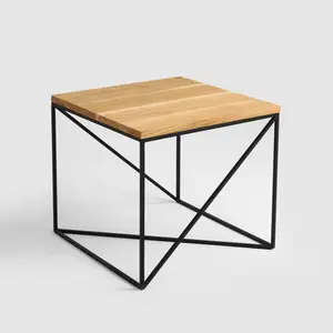 Solid wood coffee table CUSTOM FORM Memo 50 cm image-1