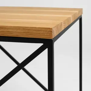 Solid wood coffee table CUSTOM FORM Memo 50 cm image-5