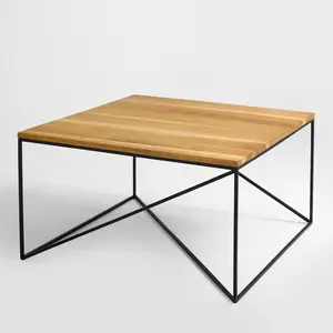 Solid wood coffee table CUSTOM FORM Memo 80 cm image-1
