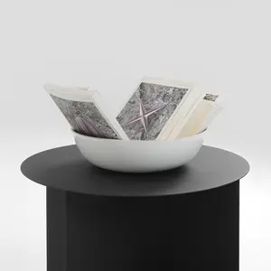  ronde metalen salontafel CUSTOM FORM OLI 50 cm image-6