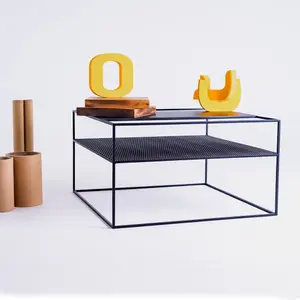 Metal coffee table CUSTOM FORM Matrix 80 cm image-4