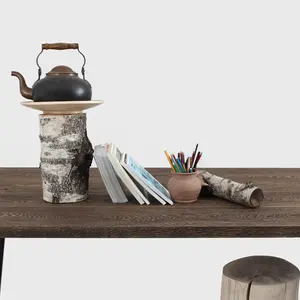 Solid wood table CUSTOM FORM Hoffer image-4