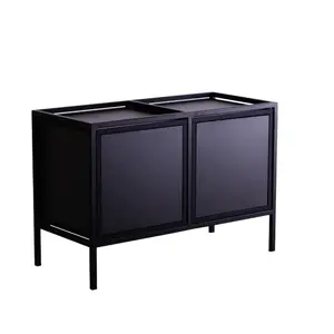 Bedside table with door CUSTOM FORM Skap 2R1 (x2) image-1