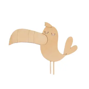 Wooden wall decoration Cut It Now Toucan - Safari Style image-0