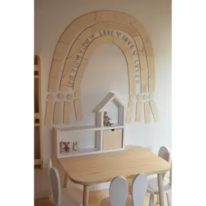 Décoration murale en bois Cut It Now Rainbow image-1