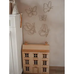 Wooden butterflies Cut It Now One Line Style (x6) image-2
