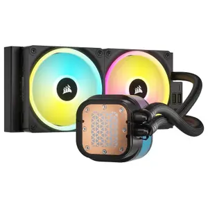 Processore ventilatore Corsair AIO iCue Link H100i LCD RGB image-1