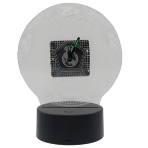 LED Methacrylate Clock Cyp Brands Real Madrid
