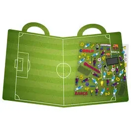 Stavební hry kniha s opakovanými samolepkami FC Barcelona 3D image-3
