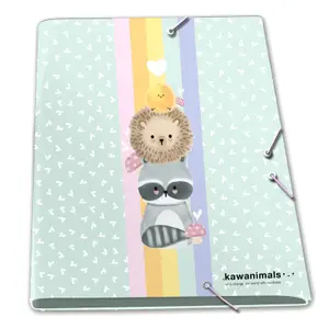 Children's a4 portfolio with flaps Cyp Brands Kawanimals Forest A4 image-0