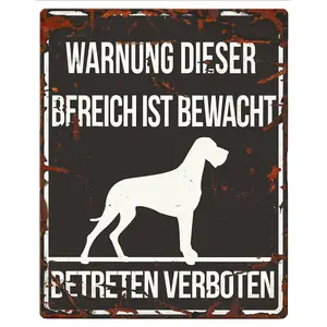 Πινακίδα σήμανσης D&D Home Square danish dog image-0