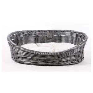 Katzenkorb mit Kissen D&D Home Rustic Rattan XS image-0