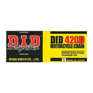 Motorfiets ketting D.I.D 142 maillons RJ 420D(B&B) image-0