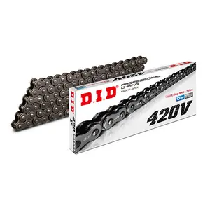 Motorcycle roller chain D.I.D 420V(B&B) X 112 Mail. Rj image-0