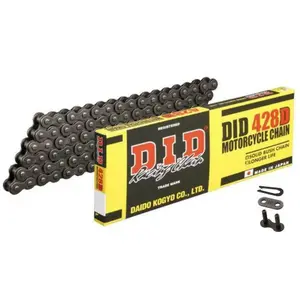Chaîne à rouleaux moto D.I.D 428D(B&B) X 138 Mail. Rj image-0