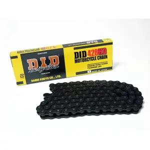 Αλυσίδα μηχανής μοτοσικλέτας D.I.D 428Hd(B&B) X 134 Mail. Rj image-0