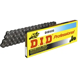 Chaîne à rouleaux moto D.I.D 520(B&B) X 72 Mail. Rj image-0