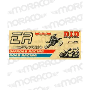 90-Glieder-Motorkette ZJ D.I.D 520ERV7(G&G) image-0