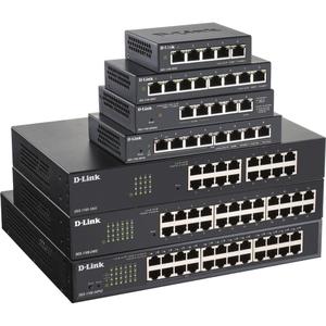 Commutateur intelligent 5 ports alimenté D-Link Gigabit POE