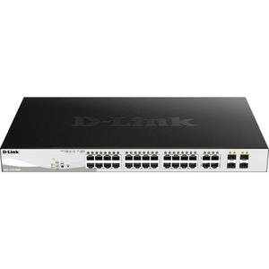 Commutateur géré intelligne 28 ports D-Link Layer2 POE+ Gigabit