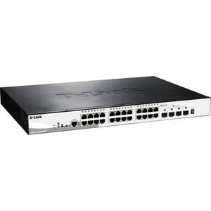 Commutateur intelligent empilable D-Link POE Gigabit 4X SFP+ image-1