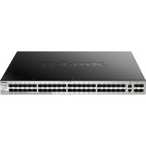 54 ports Commutateur Ethernet D-Link 54-PORTFIBER STACKABLE SWITCH 48XSFP 2X10G CU 4XSFP+ LAYER 3 image-1