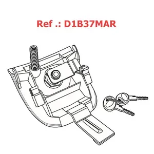 Cerradura de caja superior Shad SH37