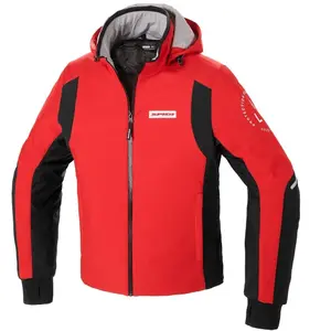 Motorjack met capuchon spidi houdie armor h2out image-0