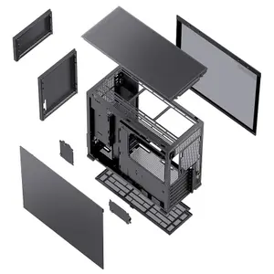 Üvegpaneles számítógépház Jonsbo Moyen Tour ATX D41 Mesh image-5